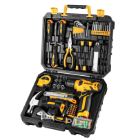 DEKOPRO 126 Piece Power Tool Combo Kits with 8V Cordless Drill