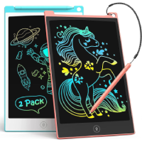 TECJOE 2 Pack LCD Writing Tablet for kids
